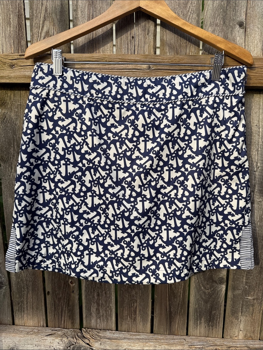 Vineyard Vines Anchor Print Performance Skort